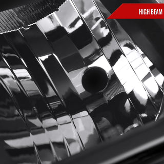 Spec D Factory Style Crystal Headlight Black Housing (DRIVER): Ram 2500/3500 2019-2024