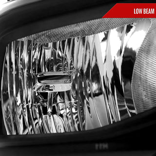 Spec D Factory Style Crystal Headlight Black Housing (PASSENGER): Ram 2500/3500 2019-2024