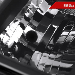 Spec D Factory Style Crystal Headlight Black Housing (PASSENGER): Ram 2500/3500 2019-2024