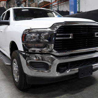 Spec D Factory Style Crystal Headlight Black Housing (PASSENGER): Ram 2500/3500 2019-2024