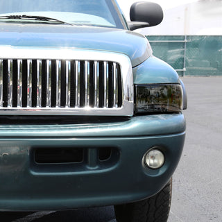 Spec D Crystal Headlights (Smoke): Dodge Ram 1994 - 2002