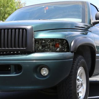 Spec D Crystal Headlights (Smoke): Dodge Ram 1994 - 2002