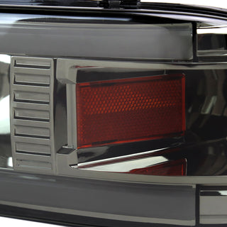 Spec D OEM Style Headlights w/ LED Bar (Smoke): Dodge Ram 1994 - 2002