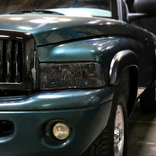 Spec D Crystal LED Headlights (Smoke): Dodge Ram 1994 - 2002