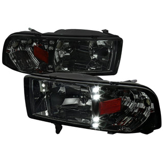 Spec D Crystal LED Headlights (Smoke): Dodge Ram 1994 - 2002