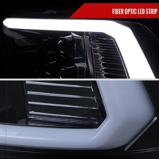 Spec D LED Bar Sequential Turn Signal Projector Headlights (Glossy Black): Dodge RAM 1500 / RAM 2500 / RAM 3500 2009-2024
