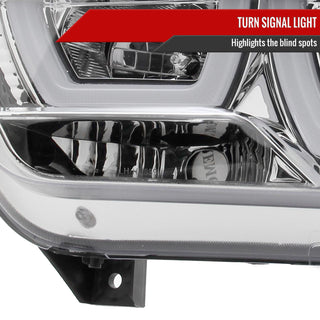 Spec D Projector Halo Headlights (Chrome): Dodge Charger 2011 - 2014