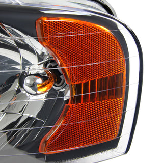 Spec D Projector Halo Headlights (Black): Dodge Ram 2002 - 2005