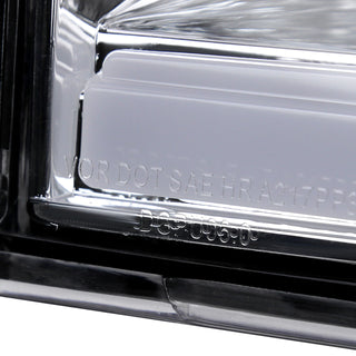 Spec D Projector Halo Headlights w/ LED Bar (Chrome): Dodge Ram 2006 - 2008