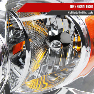 Spec D Projector Halo Headlights (Chrome): Dodge Ram 2006 - 2008