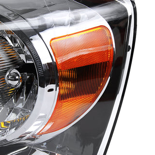 Spec D Projector Halo Headlights (Chrome): Dodge Ram 2006 - 2008