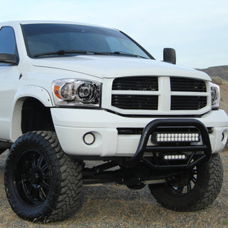 Spec D Projector Halo Headlights (Chrome): Dodge Ram 2006 - 2008
