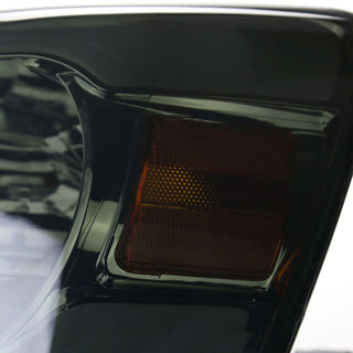 Spec D Projector Halo Quad Headlights w/ LED Bar (Smoke): Dodge Ram 2006 - 2008