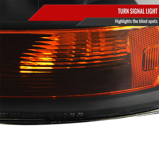 Spec D Projector Halo Headlights (Black): Dodge Ram 2009 - 2018