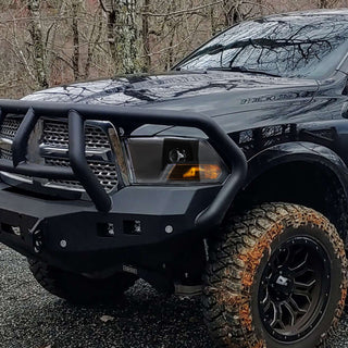 Spec D Projector Halo Headlights (Black): Dodge Ram 2009 - 2018