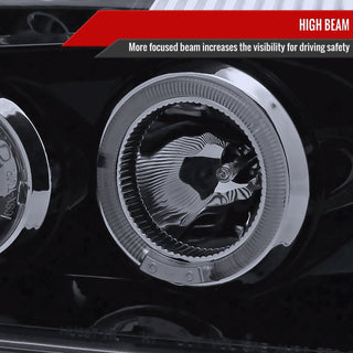 Spec D Projector Halo Headlights (Smoke): Dodge Magnum 2005 - 2007
