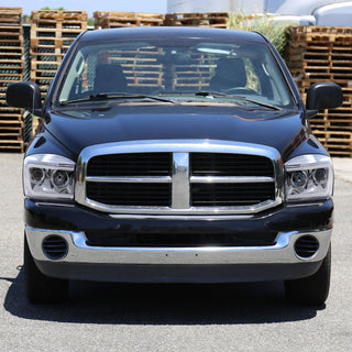 Spec D LED Projector Headlights (Chrome): Dodge Ram 2006 - 2008