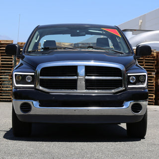 Spec D LED Projector Headlights (Matte Black): Dodge Ram 2006 - 2008