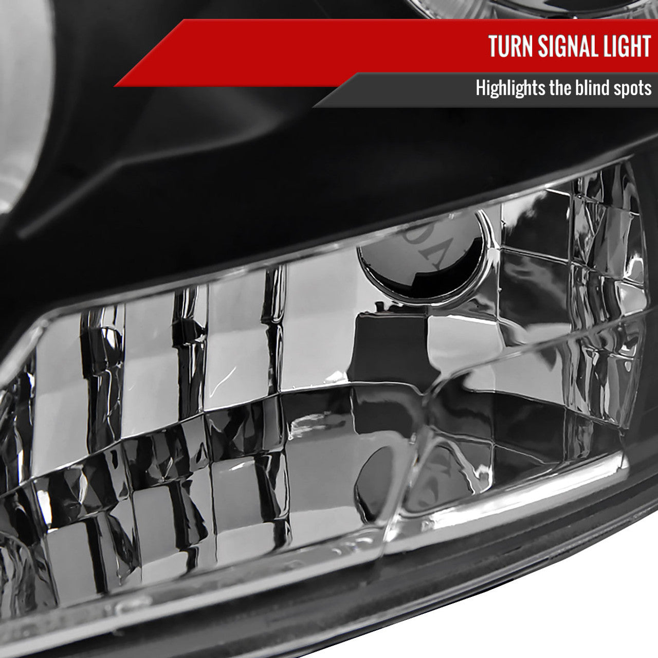 Spec D LED Projector Headlights (Black): Dodge Ram 2006 - 2008