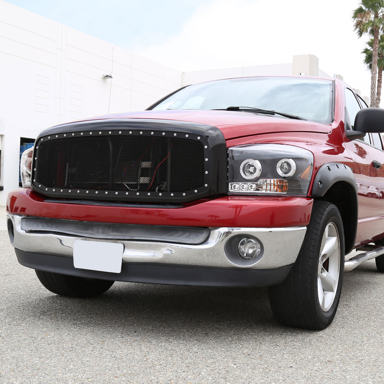 Spec D LED Projector Headlights (Black): Dodge Ram 2006 - 2008