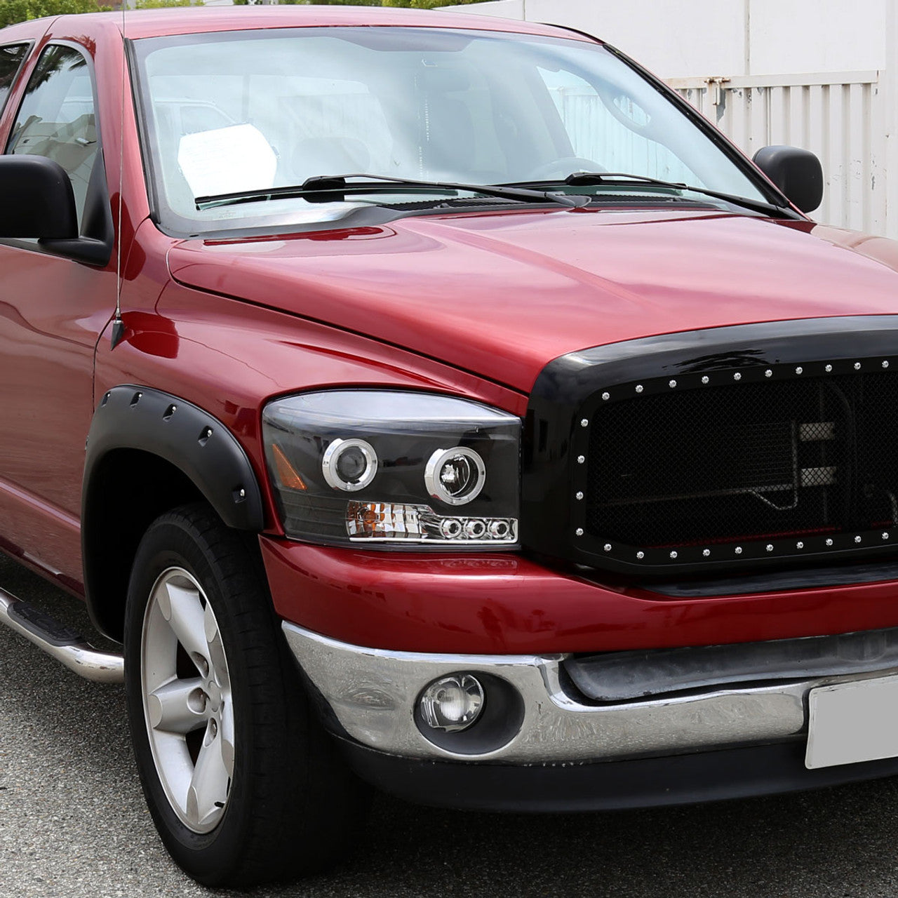 Spec D LED Projector Headlights (Black): Dodge Ram 2006 - 2008