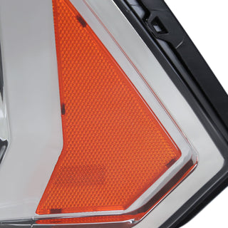 Spec D Projector Halo Headlights w/ Sequential Turn Signal (Chrome): Dodge Ram 2009 - 2018