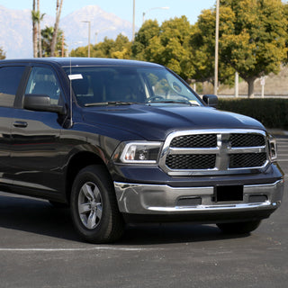 Spec D Projector Headlights w/ Light Bar (Matte Black): Dodge Ram 2009 - 2018