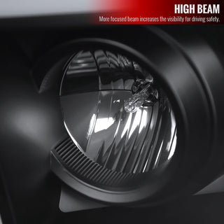 Spec D Projector Halo Headlights w/ Sequential Turn Signal (Black): Dodge Ram 2009 - 2018