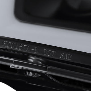 Spec D Projector Halo Headlights w/ Sequential Turn Signal (Black): Dodge Ram 2009 - 2018