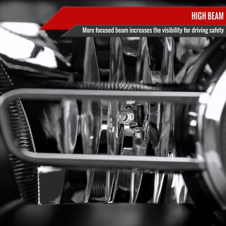 Spec D Projector Halo Headlights (Black w/ Sequential Turn Signal): Dodge Ram 2009 - 2018