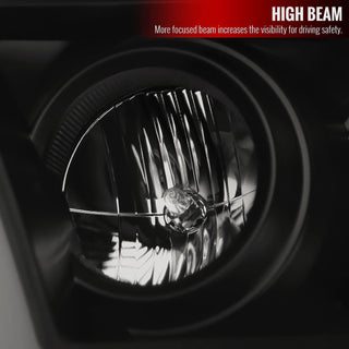 Spec D Projector Halo Headlights w/ Sequential Turn Signal (Smoke): Dodge Ram 2009 - 2018