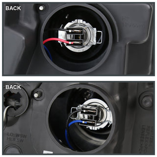 Spec D DRL LED Projector Headlights (White w/ Switchback Sequential Signal): Ram 1500 2019 - 2024