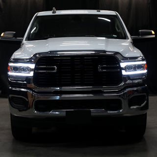 Spec D Projector Halo Headlights (Chrome w/ Sequential LED Signal): Ram 2500 & 3500 2019 - 2024