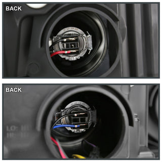 Spec D Projector Halo Headlights (White w/ Sequential LED Signal): Ram 2500 & 3500 2019 - 2024