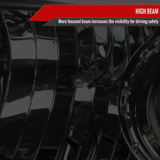 Spec D Projector Halo Headlights (Smoke): Dodge 1994 - 2002