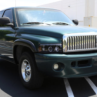 Spec D Projector Halo Headlights (Smoke): Dodge Ram 1994 - 2002