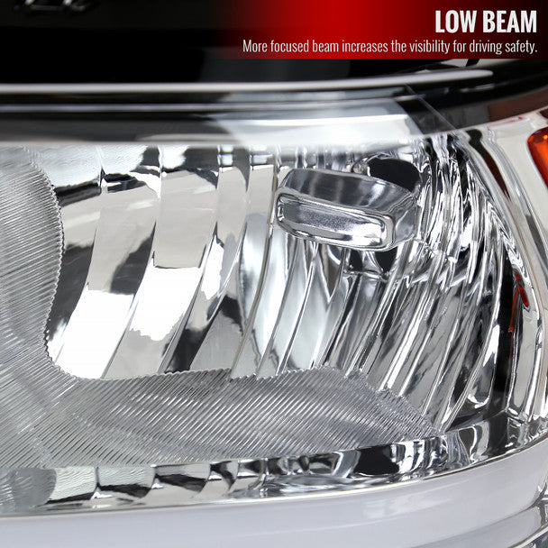 Spec D DRL LED Headlights (Chrome): Ram 2500 & 3500 2019 - 2024