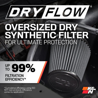 K&N Dryflow Cold Air Intake: Dodge	Ram 5.7L Hemi 2009 - 2018