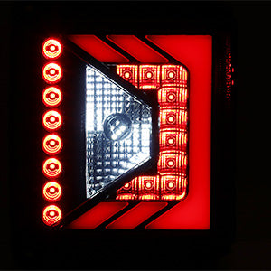 Winjet LED Tail Lights: Jeep Wrangler JK 2007-2018