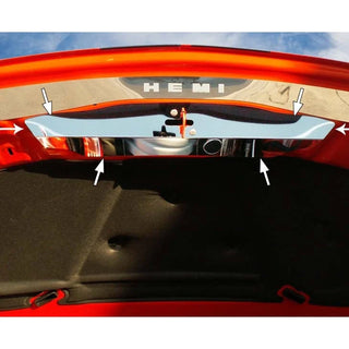 American Car Craft Polished Upper Hood Cap: Dodge Challenger 2008 - 2014