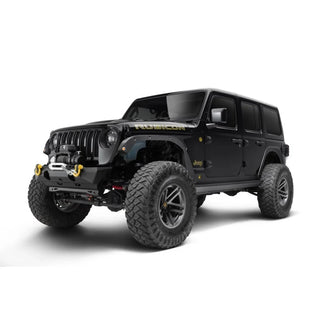 Bushwacker Trail Armor Fender Delete Kit: Fits Most Jeep Wrangler Models (2018-2024) - Black Textured