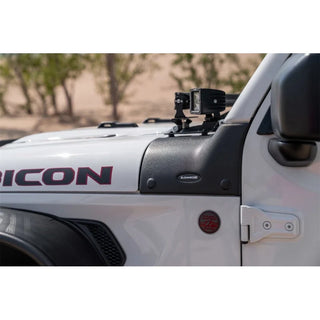 Bushwacker Trail Armor Cowl Guard: Fits Most Jeep Wrangler / Gladiator Models (2018-2024) - Black