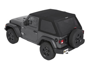 Bestop Trektop Soft Top Black Diamond (F&R): Jeep Wrangler JL 2018-2025 2.0L/3.6L