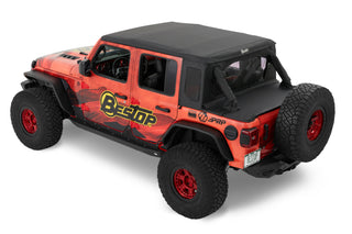 Bestop Halftop Conversion Kit Black Diamond (F&R): Jeep Wrangler JL 2018-2023 2.0L/3.6L
