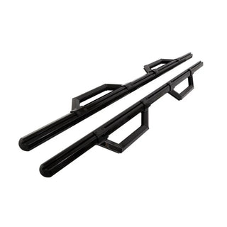 Dee Zee Hex Series Crew Cab Side Steps (BLACK): Fits Most Dodge Ram / Jeep Wrangler / Gladiator Models (1999-2020)