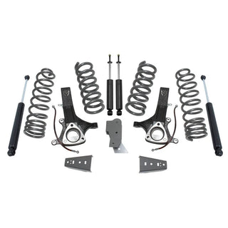 MaxTrac 7in Front / 3in Rear MaxPro Spindle Lift Kit w/ Shocks: Fits Most Dodge / Ram 1500 Models (2002-2018)