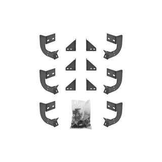Dee Zee Hex Series Heavy Duty Steel Bracket Kit: Fits Most Ram 1500/2500/3500 Models (2013-2024) - Texture Black