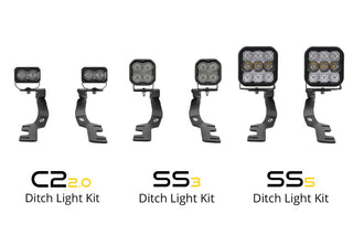 Diode Dynamics Stage Series Ditch Light Kit Yellow Pro Combo: Fits Ram 1500 2019-2024 6.2L/5.7L
