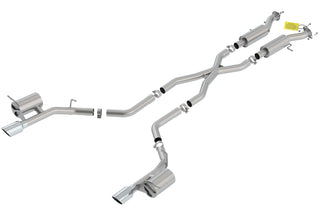 Borla ATAK Exhaust System: Dodge Durango 6.4L SRT 2018 - 2025