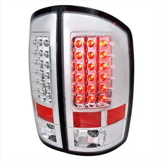 Spec D LED Tail Lights (Chrome): Dodge Ram 2002 - 2006